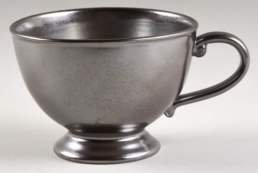 Pewter Stoneware Jumbo Cup (No Saucer Made) by Juliska Ceramics-1