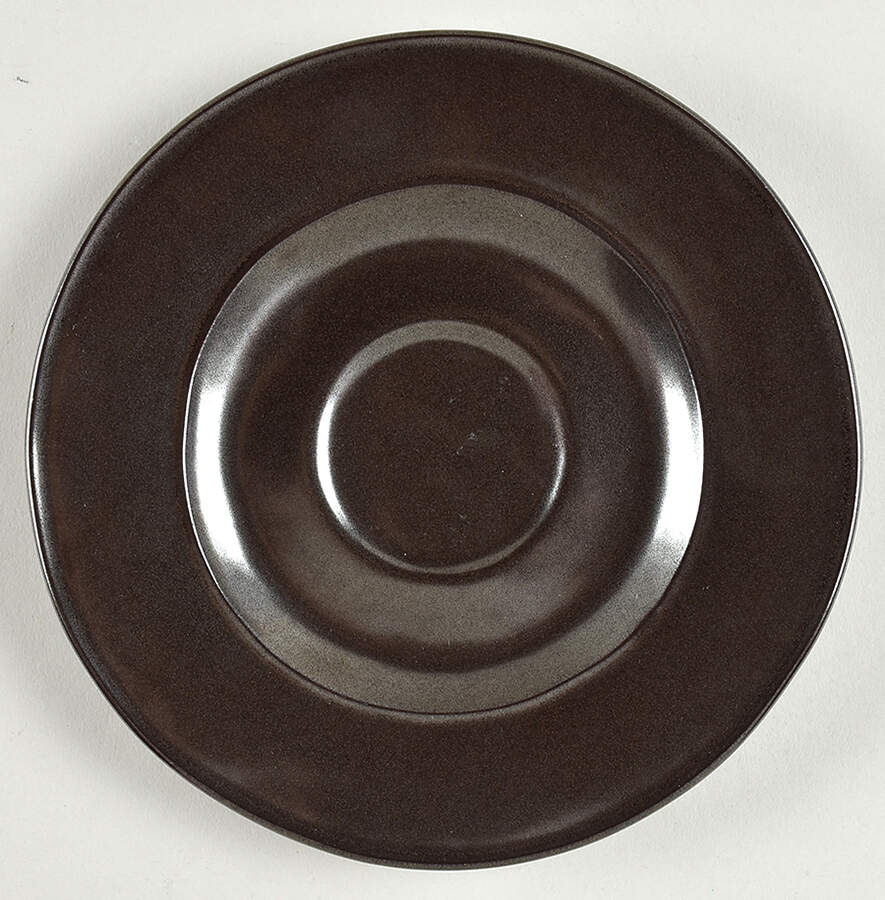 Pewter Stoneware Saucer for Flat Cup by Juliska Ceramics-1