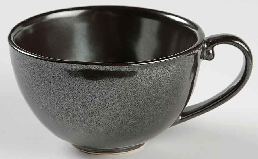 Pewter Stoneware Flat Cup by Juliska Ceramics-1