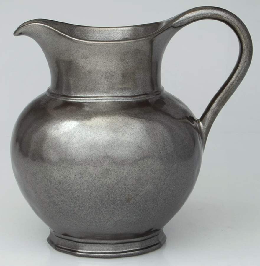 Pewter Stoneware 60 Oz Pitcher by Juliska Ceramics-1