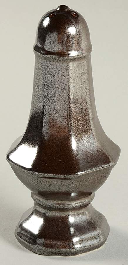 Pewter Stoneware Pepper Shaker by Juliska Ceramics-1