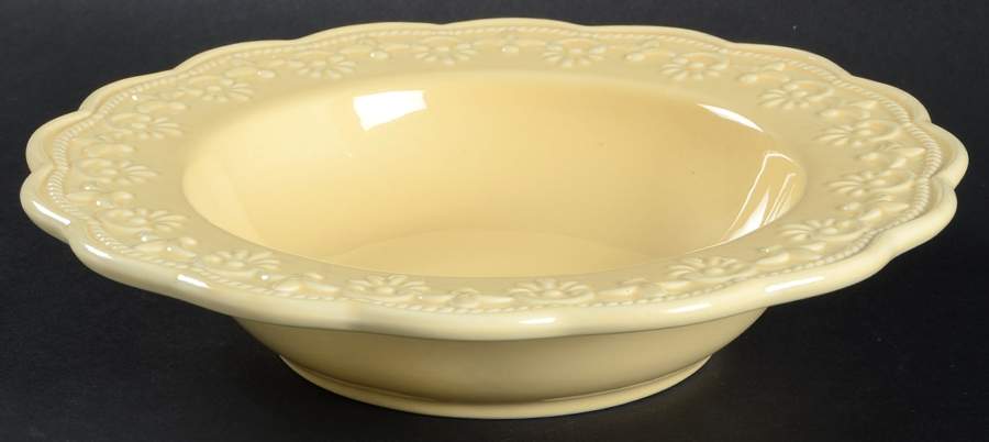 Lace Butter Large Rim Soup Bowl by JCPenney-1