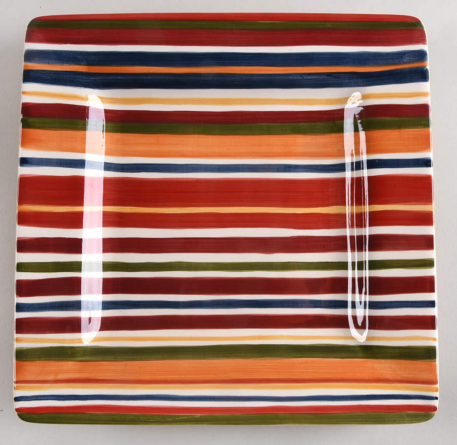 Tango Stripe Square Dinner Plate by JCPenney-1