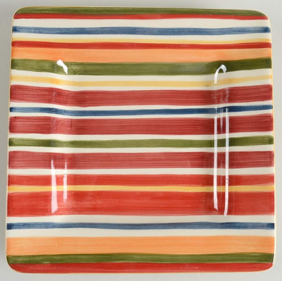 Tango Stripe Square Salad Plate by JCPenney-1