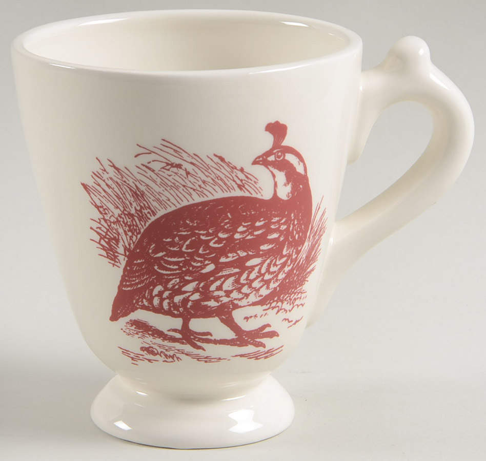 Woodland Toile Footed Mug by Jay Willfred-1