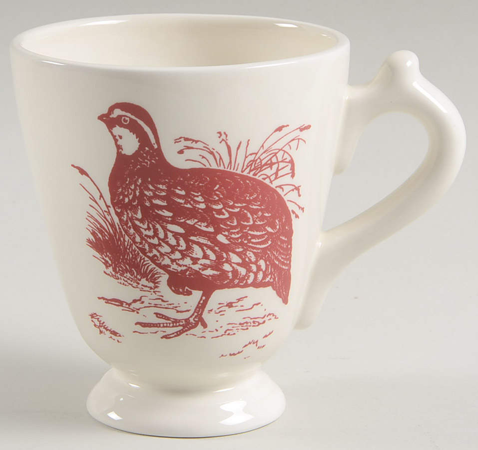 Woodland Toile Footed Mug by Jay Willfred-1