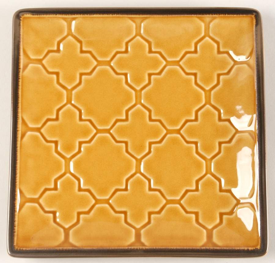 Artesia Gold Square Salad Plate by JCPenney-1