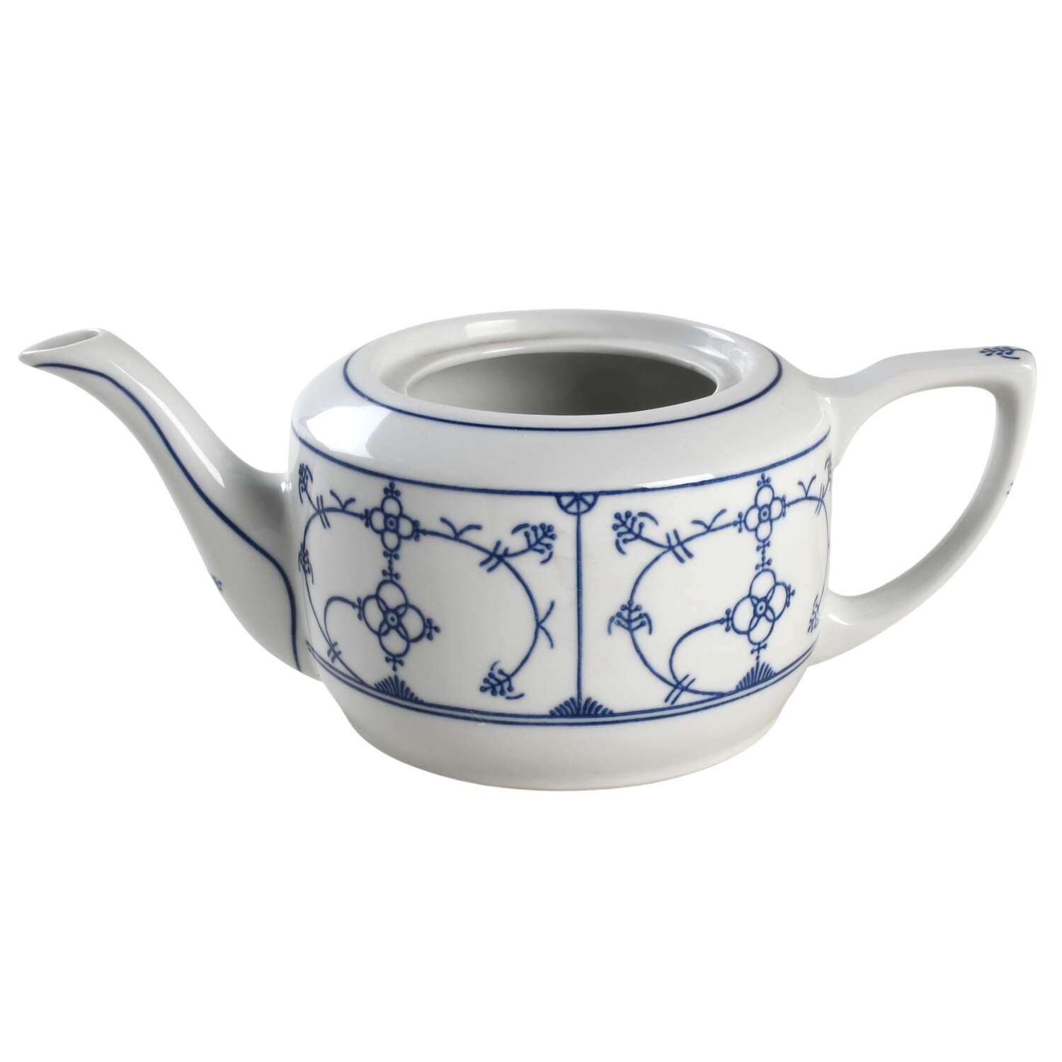 Blau Saks Teapot No Lid by Jaeger-1