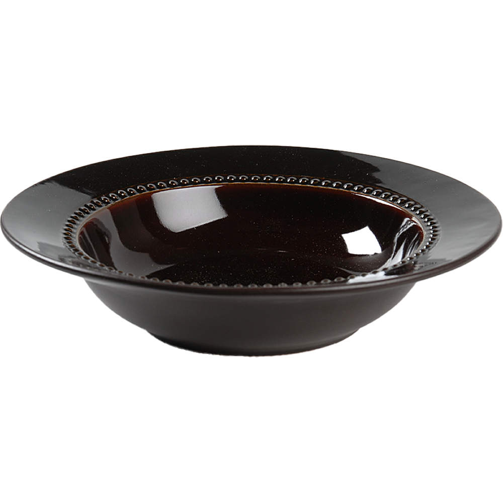 Artesia Brown (Round) Rim Soup Bowl by JCPenney-1