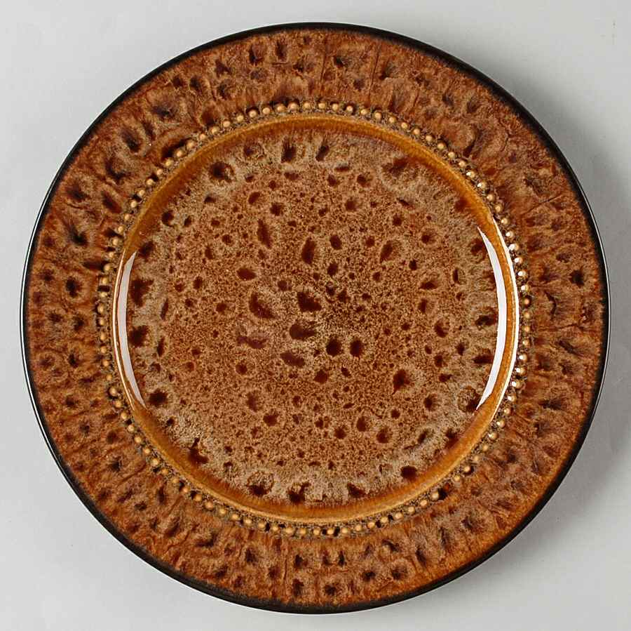 Artesia Tiger's Eye (Round) Salad Plate by JCPenney-1