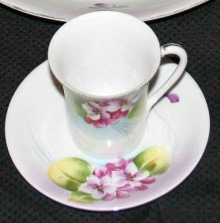 JAP855 Chocolate Cup & Saucer Set by Japan-1