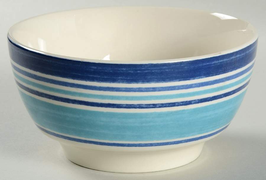 Farmhouse Blue Stripe Soup/Cereal Bowl by Johnson Brothers-1