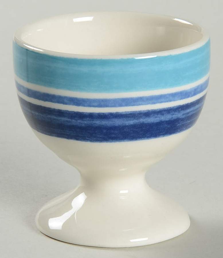 Farmhouse Blue Stripe Single Egg Cup by Johnson Brothers-1