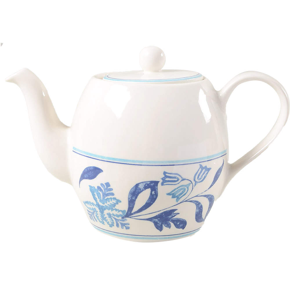 Farmhouse Blue Fern Teapot & Lid by Johnson Brothers-1