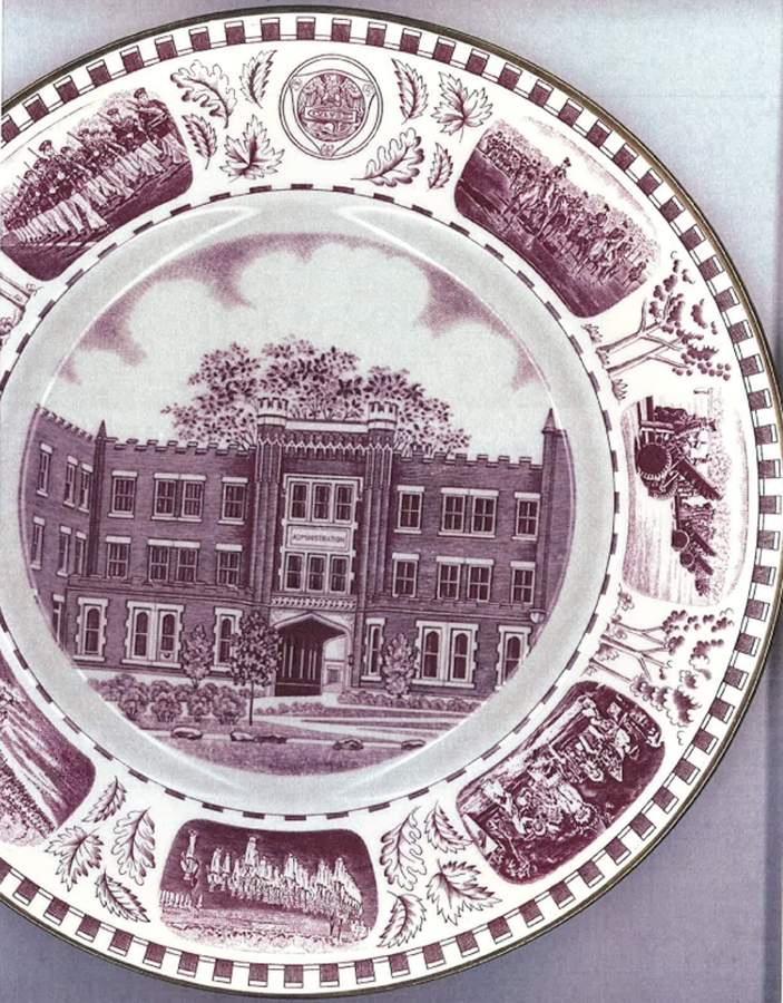 Culver Military Academy Dinner Plate by Jonroth Studios-1