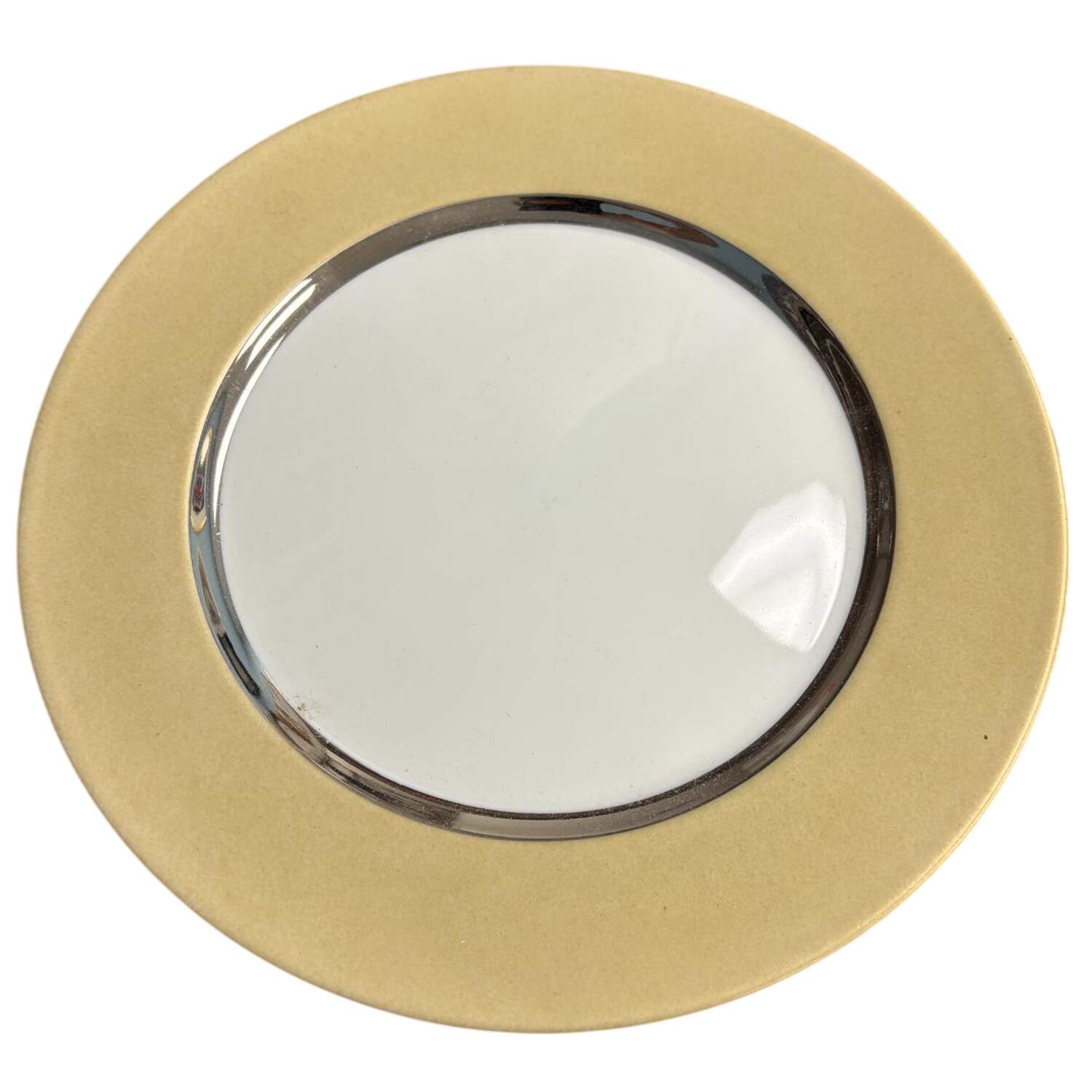Tentation Metallic Antique Dinner Plate by Jammet Seignolles-1