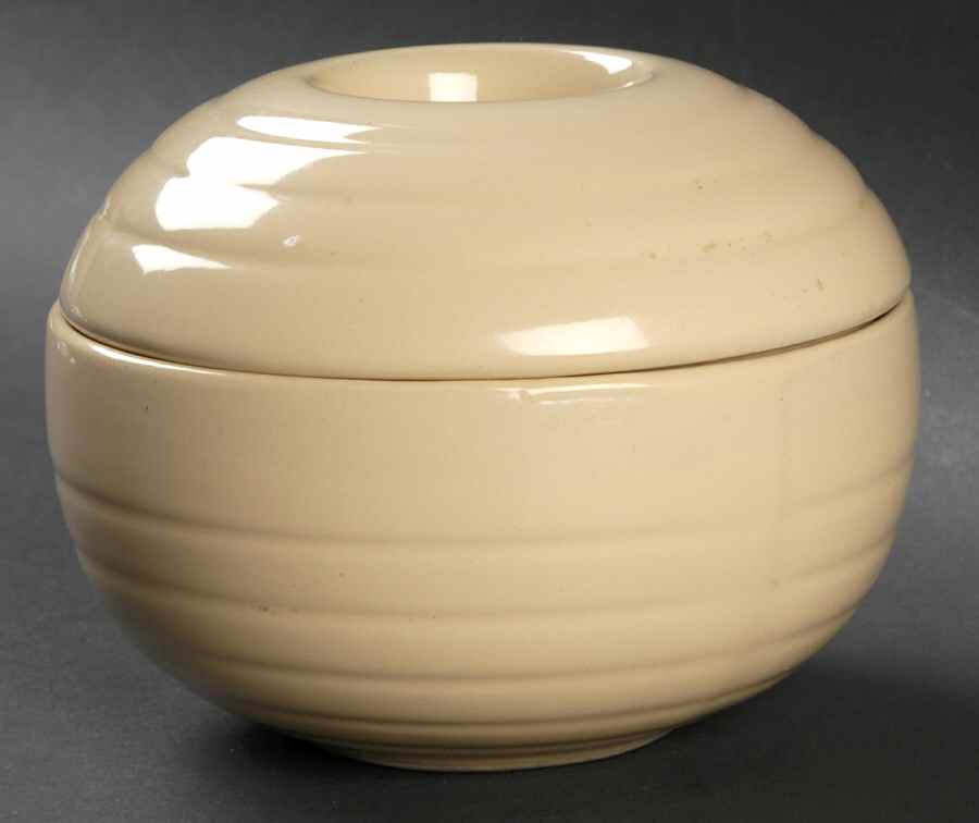 Paint Box Tan Sugar Bowl & Lid by Jepcor-1