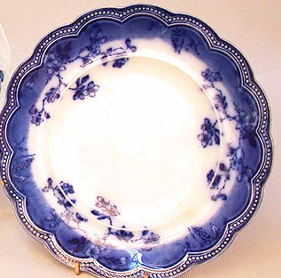 St Cloud (Flow Blue) Dinner Plate by Johnson Brothers-1