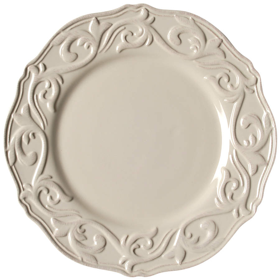 Corvella Ivory Dinner Plate by JCPenney-1