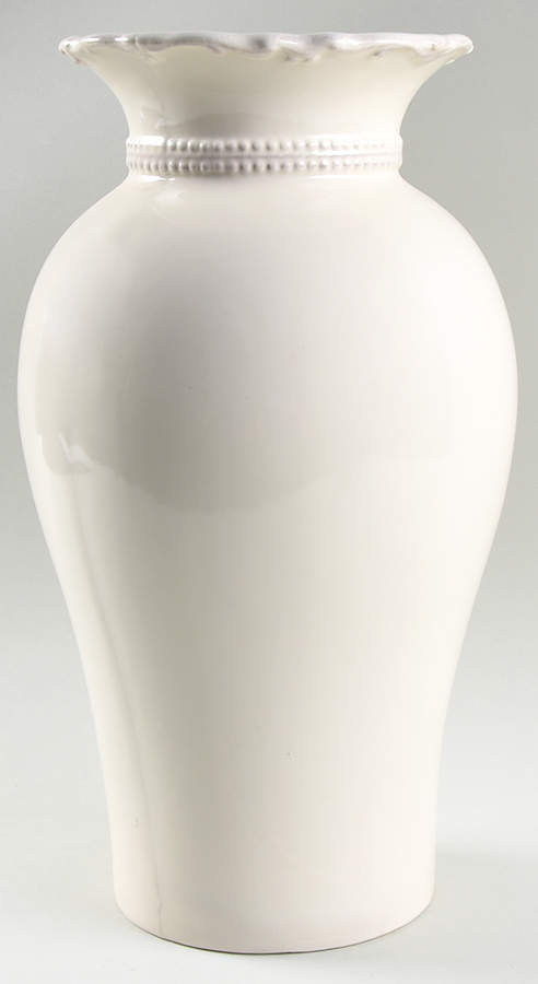 Corvella Ivory 14" Vase by JCPenney-1