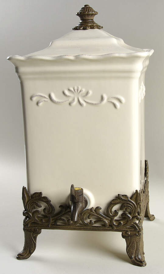 Corvella Ivory Beverage Dispenser & Lid by JCPenney-1