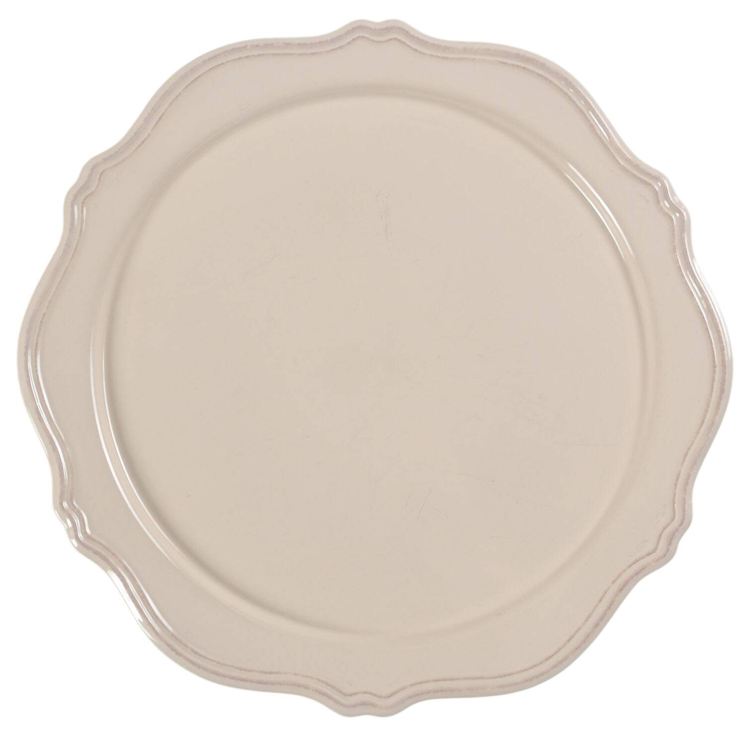 Corvella Ivory Cake Plate No Glass Dome by JCPenney-1