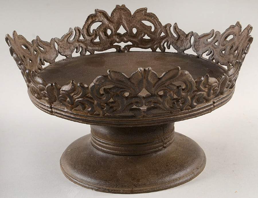 Corvella Ivory Metal Stand for 12" Salad Serving Bowl by JCPenney-1