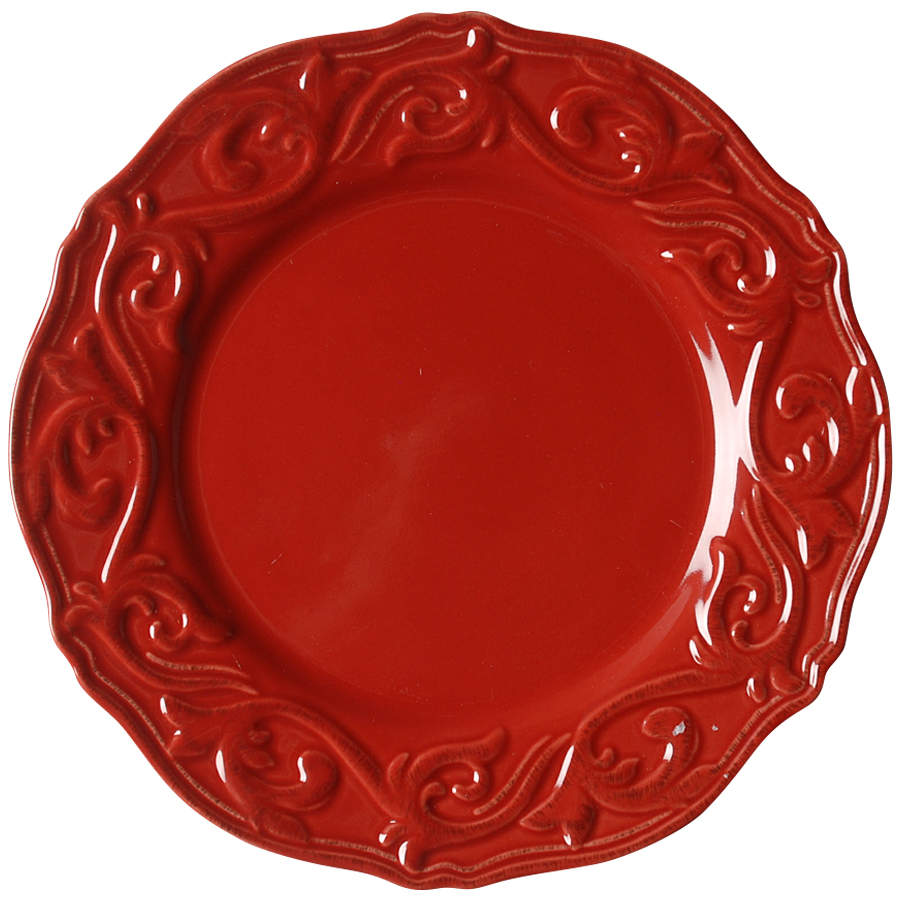 Corvella Red Dinner Plate by JCPenney-1