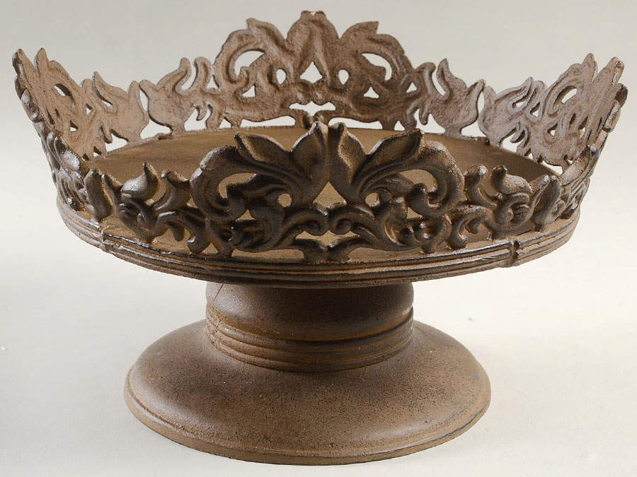 Corvella Red Metal Stand for 12" Salad Serving Bowl by JCPenney-1