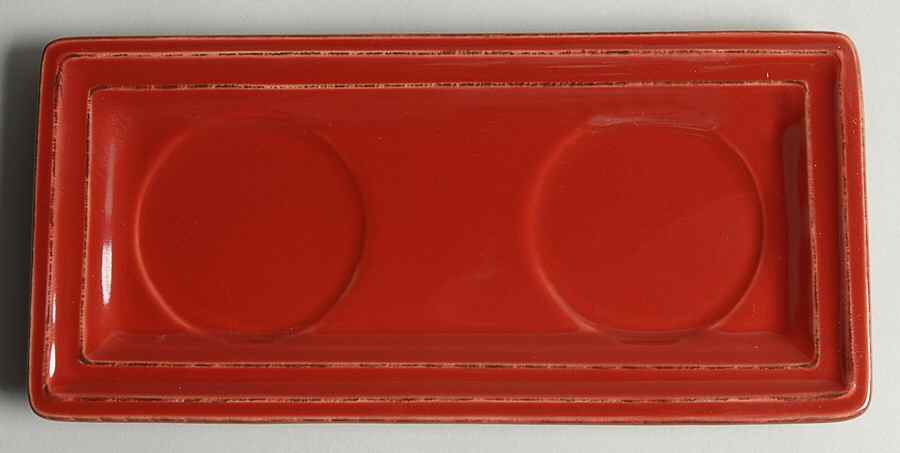 Corvella Red Tray for Creamer & Sugar with Lid by JCPenney-1