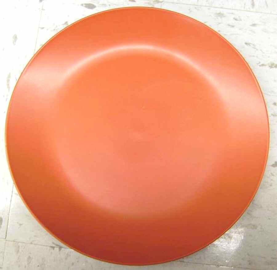 JFA2 Red Dinner Plate by Jennifer Farrell-1