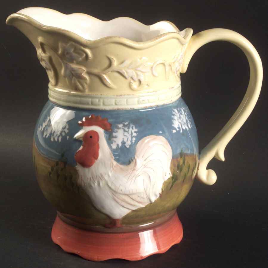 Cottage Rooster 72 Oz Pitcher by Jay Import-1