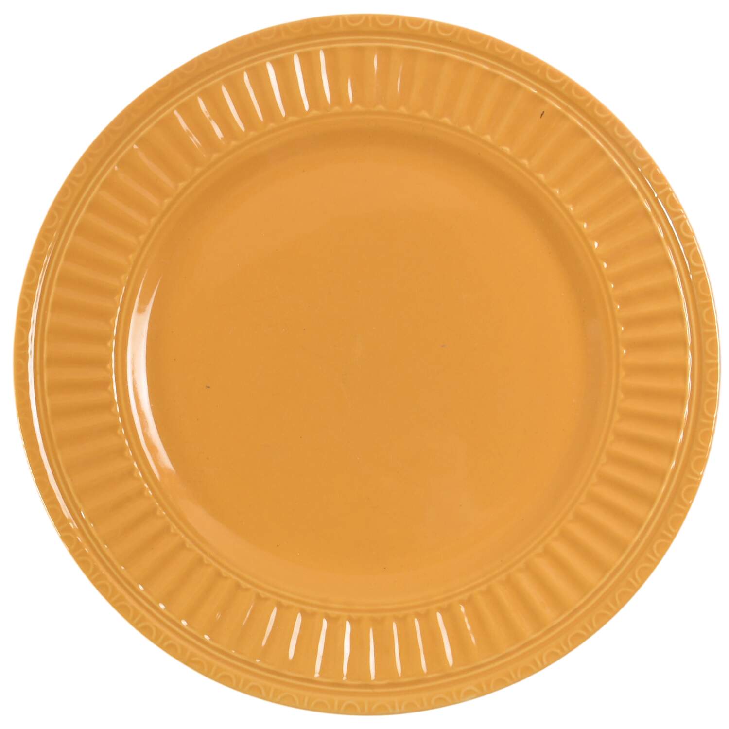 Italiana Dark Yellow Dinner Plate by JCPenney-1