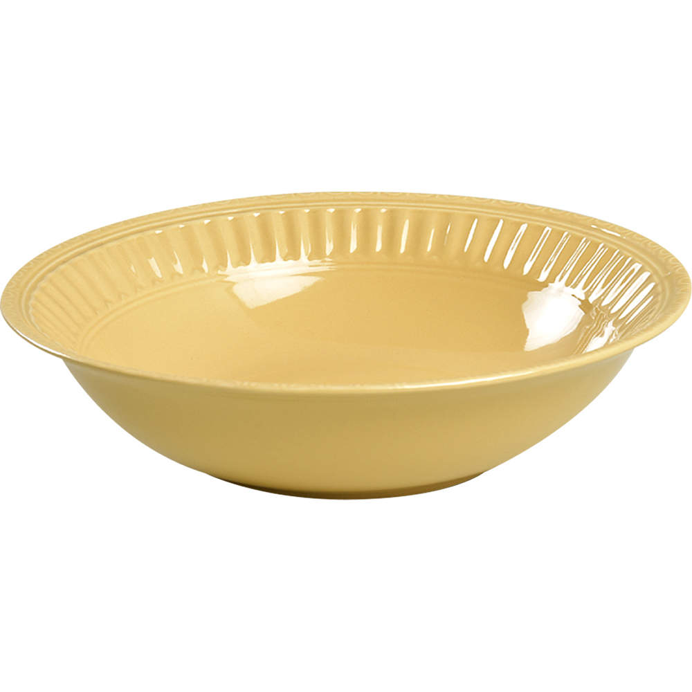 Italiana Light Yellow 9" Round Vegetable Bowl by JCPenney-1