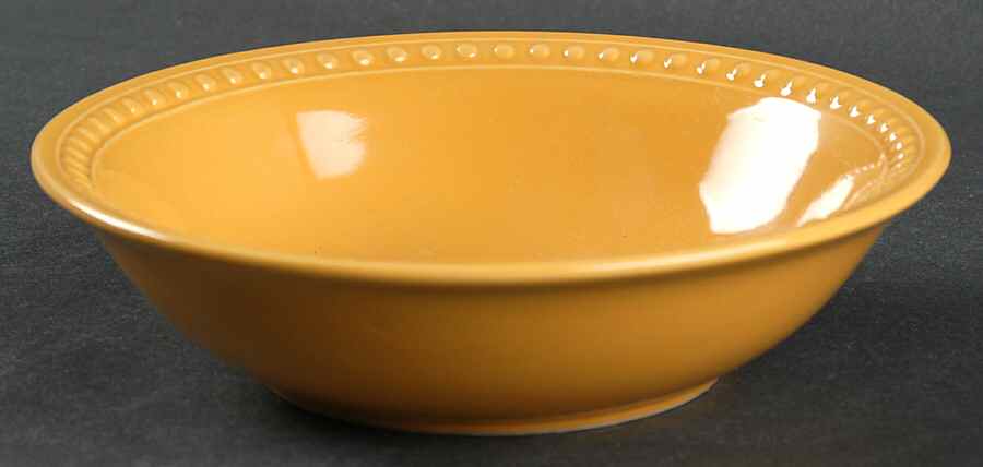 Pearl Dark Yellow Soup/Cereal Bowl by JCPenney-1