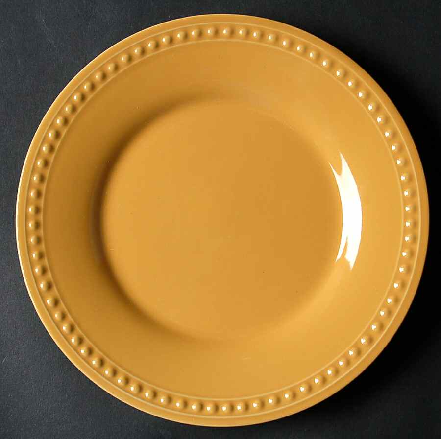 Pearl Dark Yellow Salad Plate by JCPenney-1