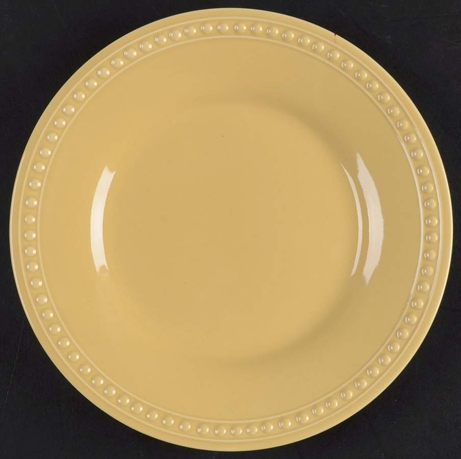 Pearl Light Yellow Salad Plate by JCPenney-1