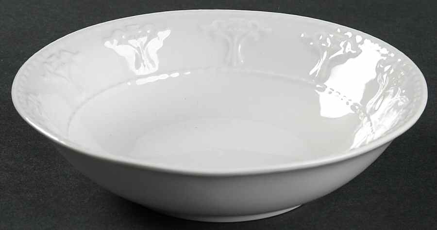 Athena White Soup/Cereal Bowl by JCPenney-1