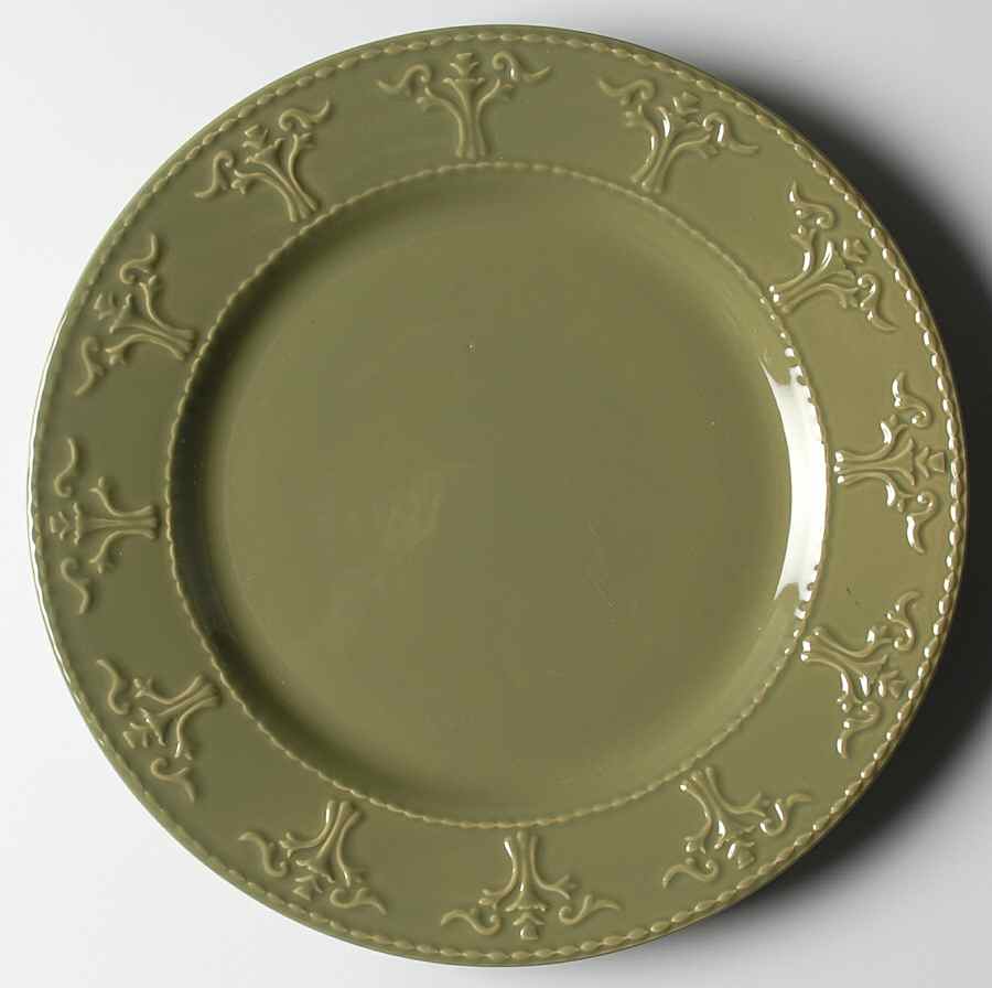 Athena Dark Green Dinner Plate by JCPenney-1