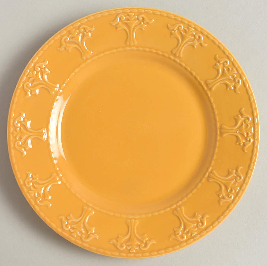 Athena Dark Yellow Salad Plate by JCPenney-1