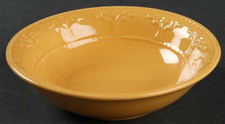 Athena Dark Yellow Soup/Cereal Bowl by JCPenney-1