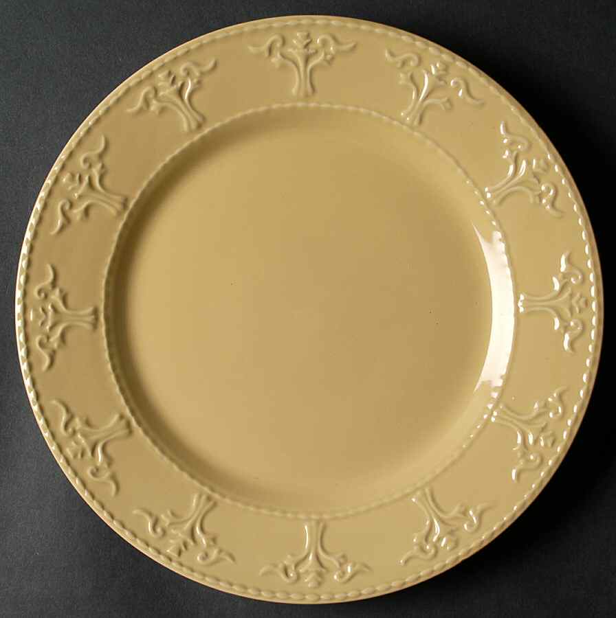 Athena Light Yellow Dinner Plate by JCPenney-1