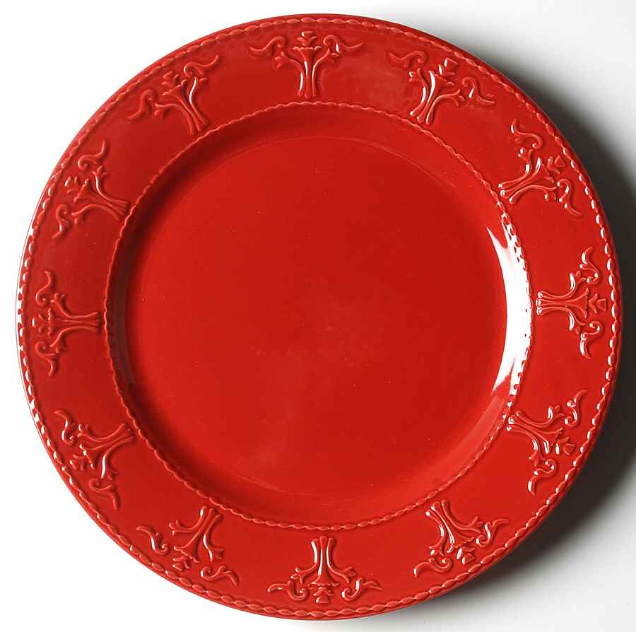 Athena Red Dinner Plate by JCPenney-1