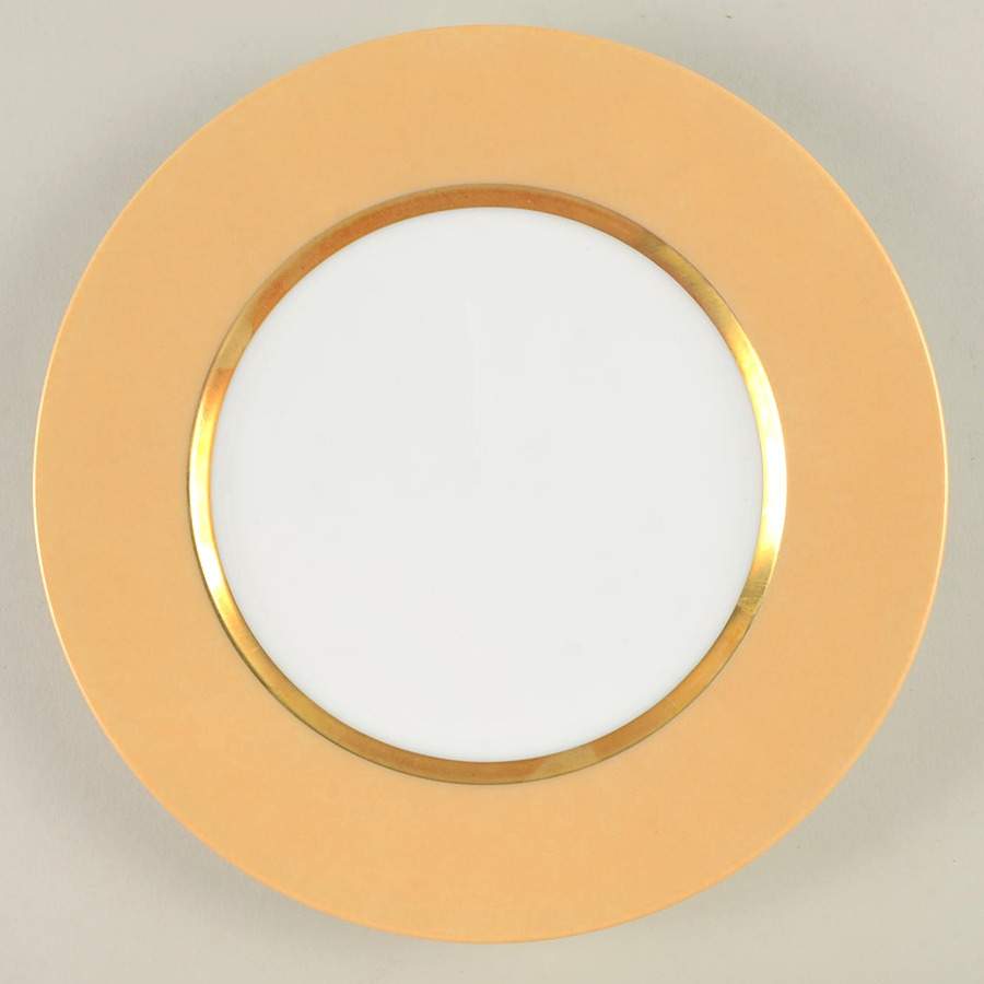 Lune de Miel Metallic Sienna Salad Plate by Jammet Seignolles-1