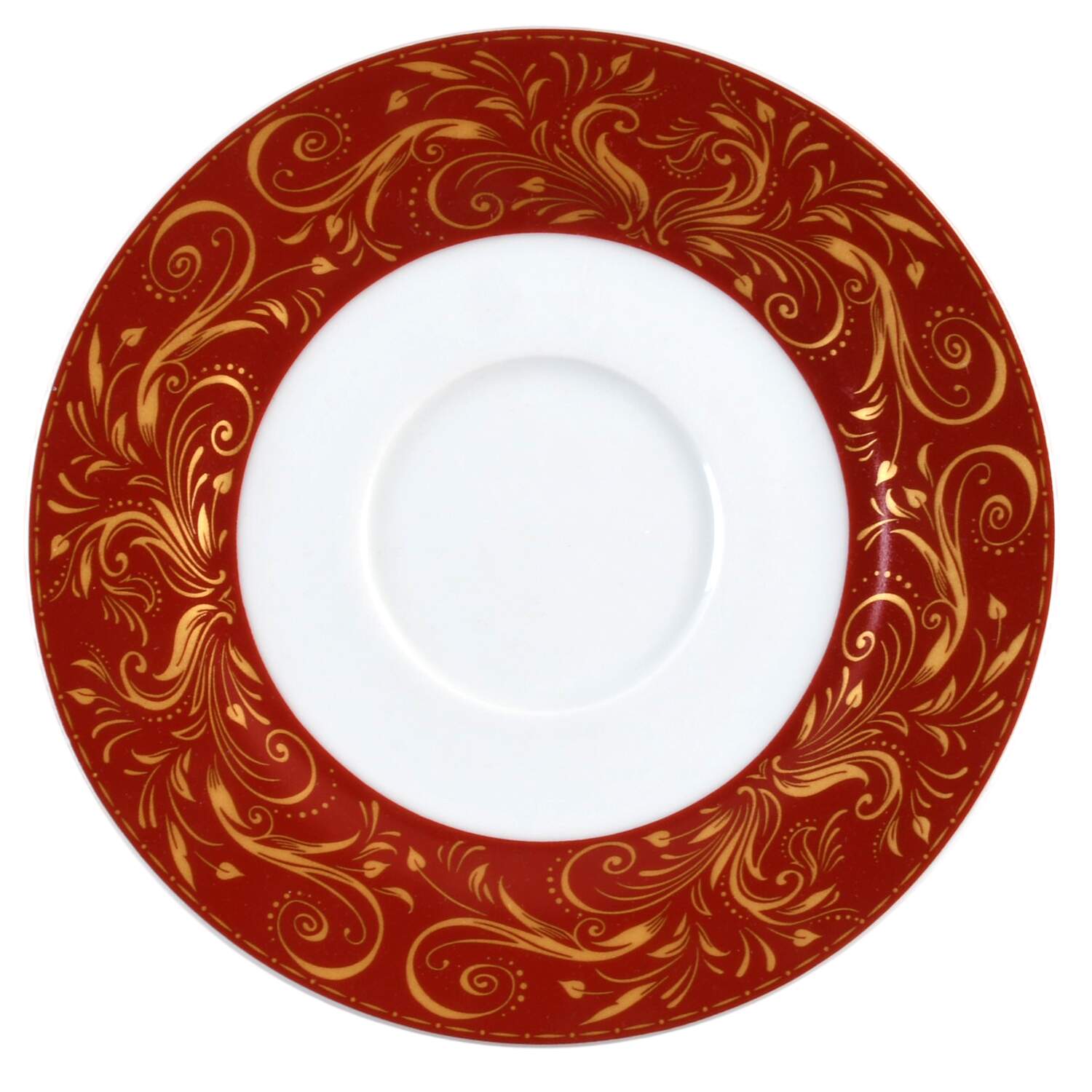 Montalira Red Saucer by JCPenney-1