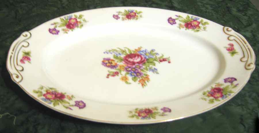 JAP873 12" Oval Serving Platter by Japan-1