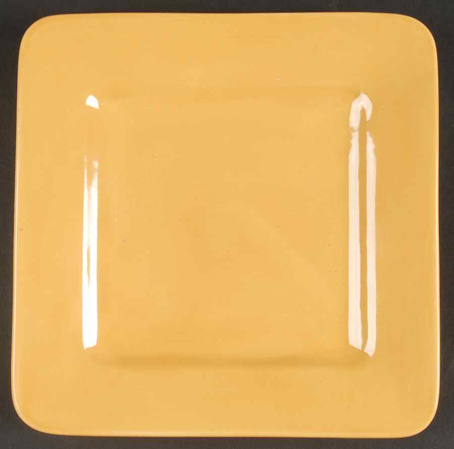 Amber Yellow Square Salad Plate by JCPenney-1