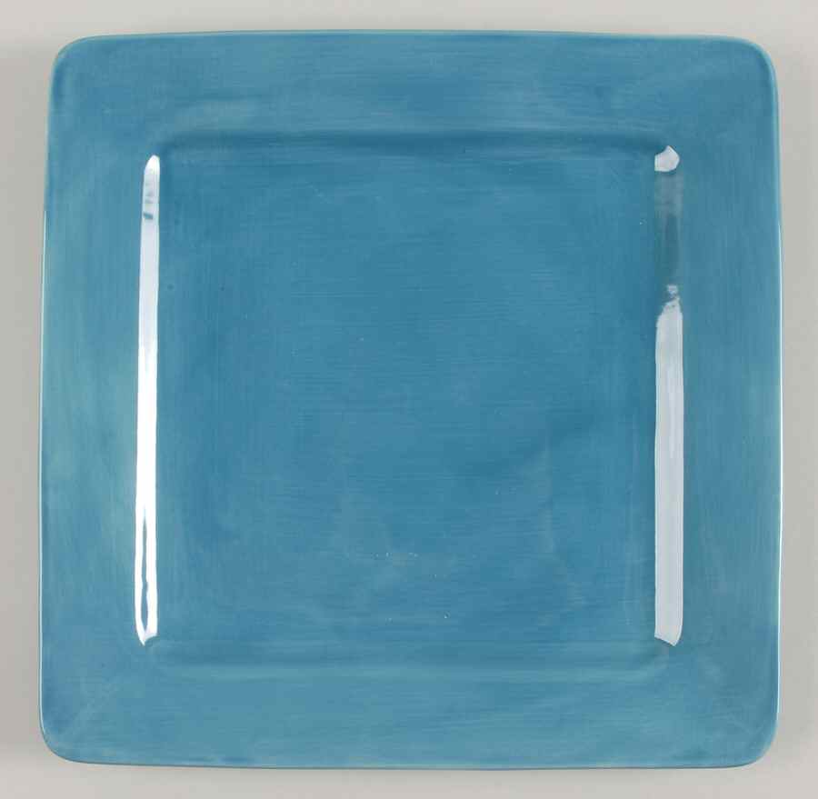 Azure Blue Square Dinner Plate by JCPenney-1