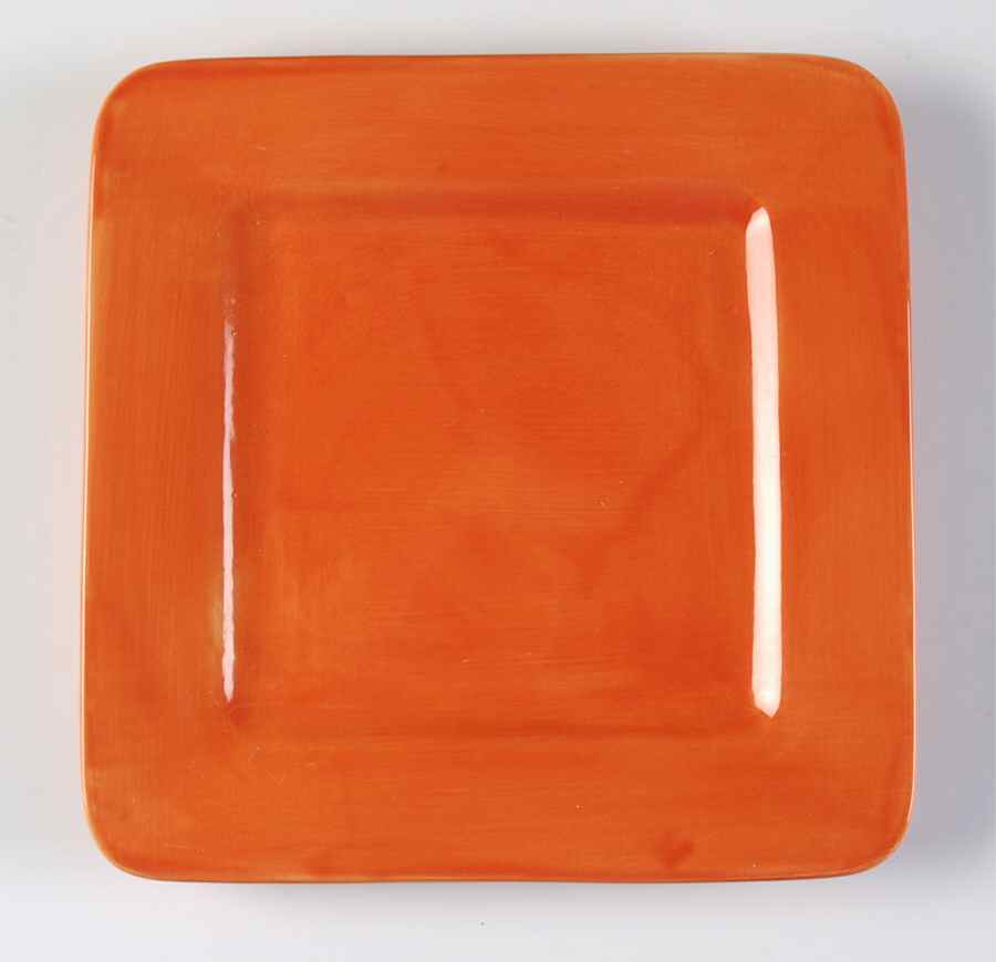 Russet Orange Square Salad Plate by JCPenney-1