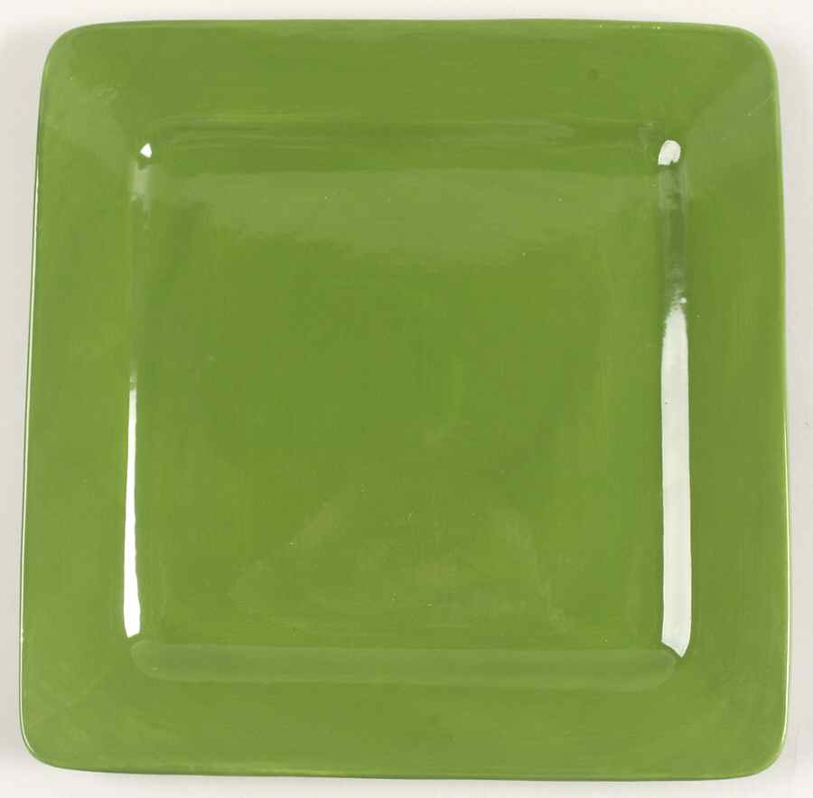 Cypress Green Square Dinner Plate by JCPenney-1